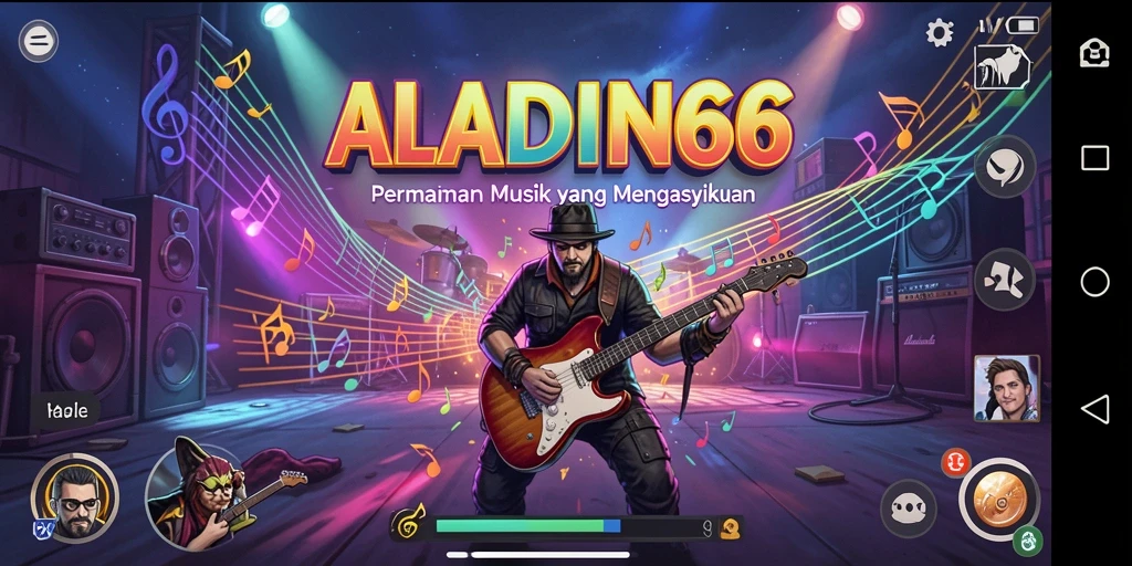 Tampilan gameplay seru dan interaktif dalam ALADIN66.