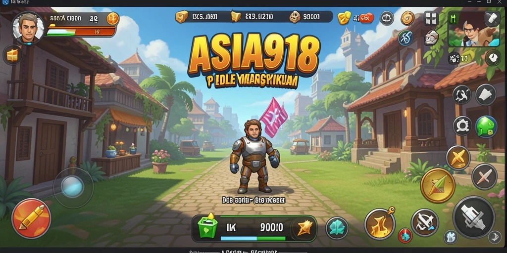 Screenshot gameplay ASIA918 menampilkan dunia Idle yang menarik.