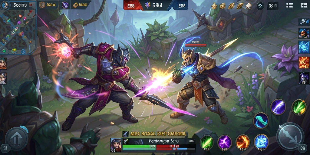 Gameplay intens dan strategi tim di E88.