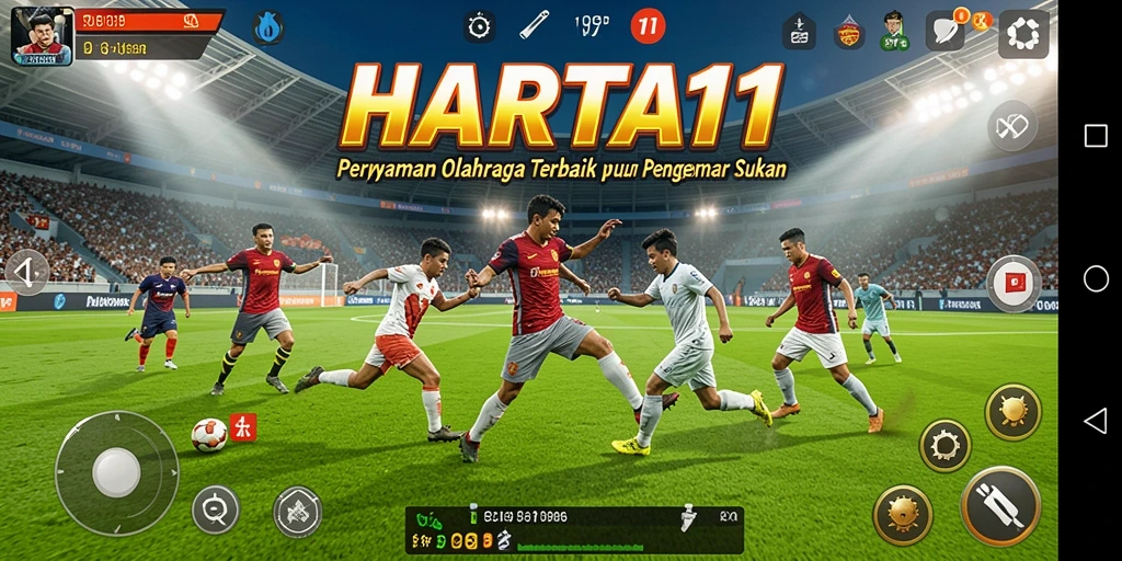 Tangkapan layar dari gameplay menarik HARTA11 yang penuh aksi.