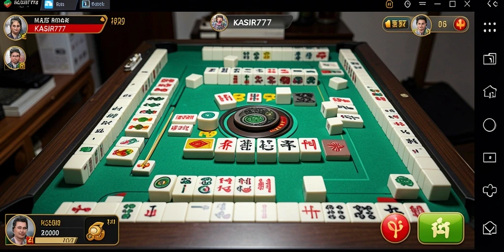 Screenshot gameplay KASIR777 menampilkan suasana permainan Mahjong yang menarik.