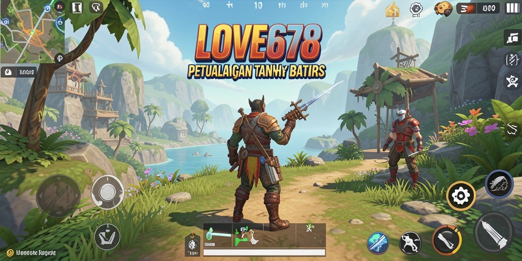 Tampilan gameplay Open World yang memukau di LOVE678.