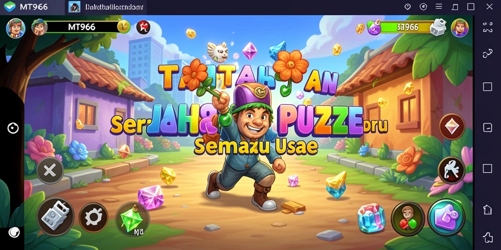 Tampilan gameplay seru dari MT966 dengan tantangan puzzle.