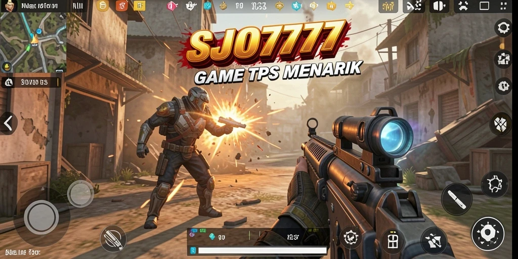 Screenshot SJO777 menampilkan aksi gameplay TPS yang mendebarkan.