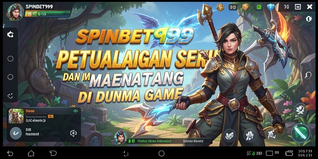 Tampilan gameplay <strong>SPINBET99</strong> yang seru dan menantang di dunia petualangan.