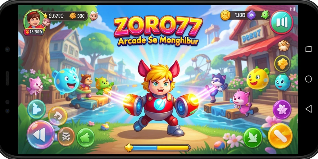 Screenshot gameplay ZORO77 yang menampilkan aksi seru di dalam game.
